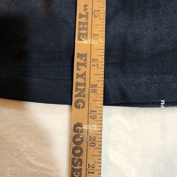 VTG Platinum By Dorothy Schoelen Two Tone Black Grey Mini Skirt Size 12 Made USA - Picture 8 of 8